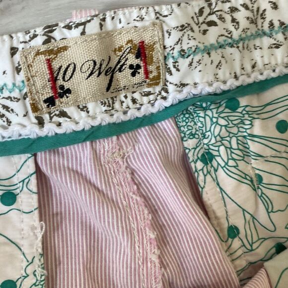 40WEFT Chino Shorts Pink/White used Size 48” - Picture 3 of 5
